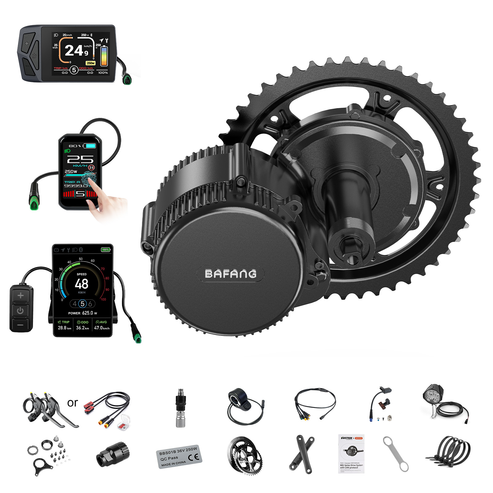 [Spedizione Locale USA] Motore - Torque Sensor Mid Drive Motor Kit recensione e prezzo
